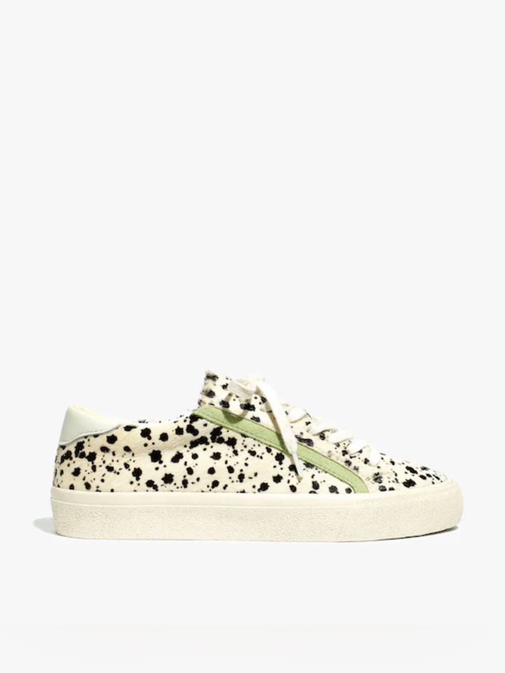 Madewell Sidewalk Sneakers - Low-Top, Spatter Painted, Leather, Calf Hair Unique